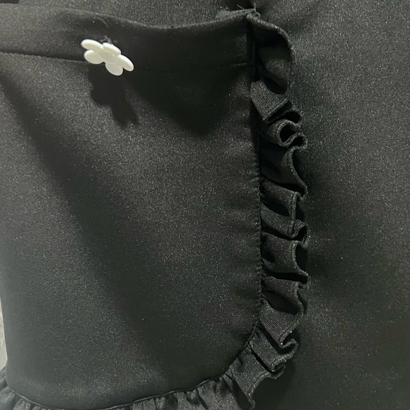 Betsey Johnson Black Sheath Cocktail Dress 4 - Picture 16 of 16